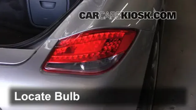 2012 Porsche Boxster 2.9L 6 Cyl. Lights Tail Light (replace bulb)